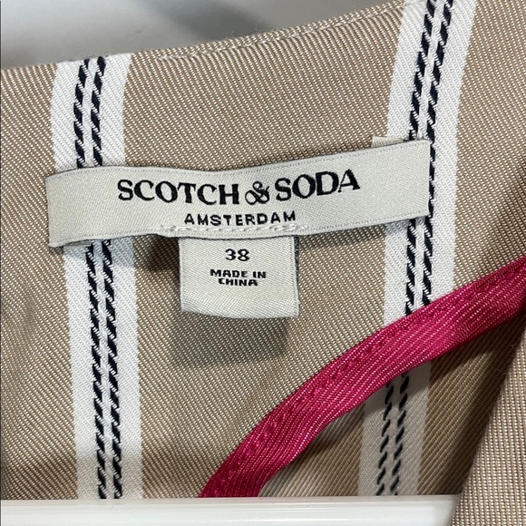 Scotch & Soda Beige and White Striped Romper - Picture 3 of 16